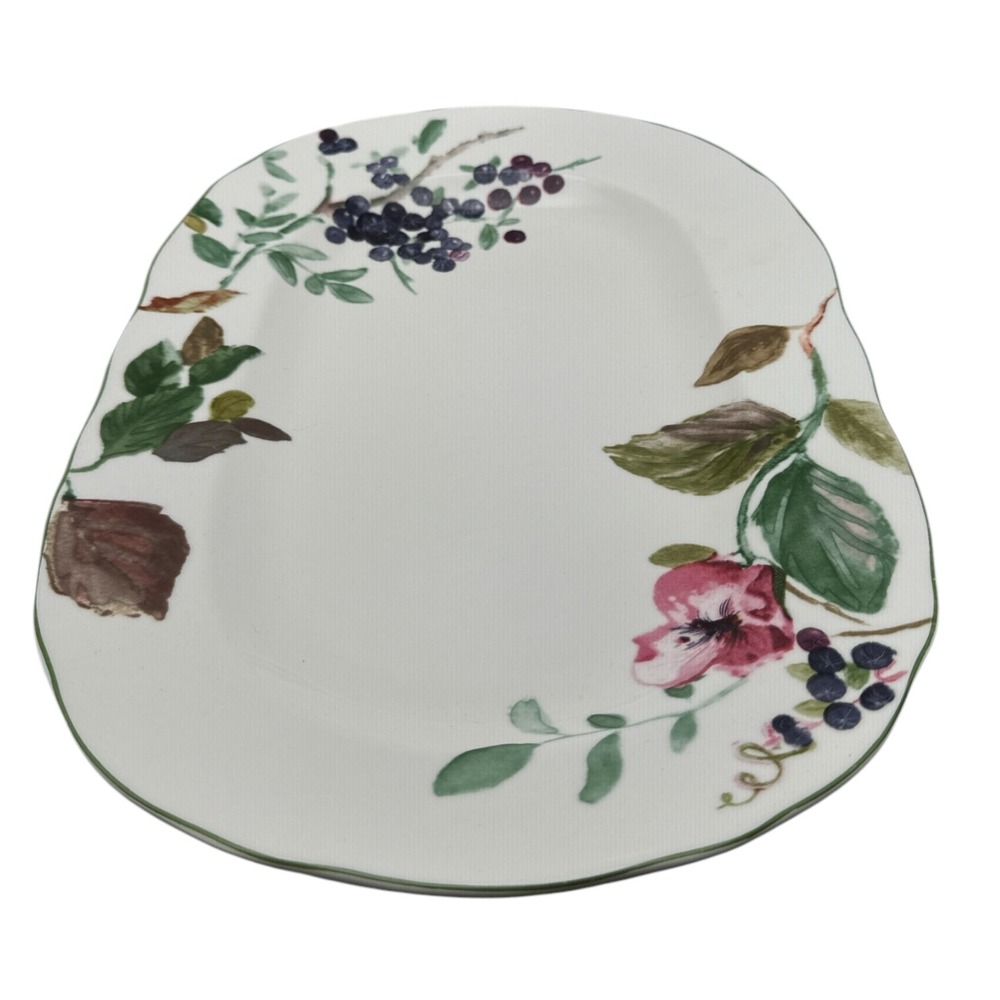 Charter Club Wild‎ Flowers 1999 Serving Platter Plate Excellent Condition - Picture 2 of 4